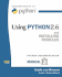 Using Python 2.6: and Installing Modules (Python Documentation Manual Part 3)