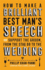 How to Make a Brilliant Best Man's Speech