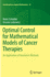 Optimal Control for Mathematical Models of Cancer Therapies: An Application of Geometric Methods