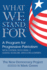 What We Stand for: a Program for Progressive Patriotism
