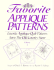 Favorite Applique Patterns: Favorite Applique Quilt Patterns From the Old Country Store, Volume 4