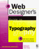 Web Designer's Guide to Typography