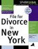 File for Divorce in New York