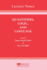 Quantifiers, Logic, and Language (Volume 54) (Lecture Notes)