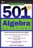 501 Algebra Questions