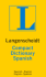 Langenscheidt's Compact Spanish Dictionary: Spanish-English English-Spanish (Langenscheidt Compact Dictionaries) (Spanish Edition)
