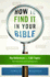How to Find It in Your Bible Paperback: Key References for 1, 001 Topics Both Biblical and Contemporary