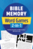 Bible Memory Word Games 2-In-1: Featuring Crosswords and Word Searches--100 Puzzles in All!