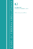 Code of Federal Regulations, Title 47 Telecommunications 80-End, Revised as of October 1, 2021