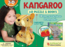 Kangaroo 3-D Puzzle & 2-Book Set