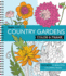 Color & Frame-Country Gardens (Adult Coloring Book)