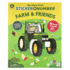 John Deere Kids Farm & Friends-My Very First Sticker By Number Activity Book for Kids, Includes Pull-Out Pages and 300 Stickers, Toddlers and Kids