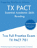 TX PACT Essential Academic Skills Reading: Two Full Practice Exams - 2020 Exam Questions - Free Online Tutoring