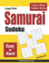 Large Print Samurai Sudoku: 500 Easy to Hard Sudoku Puzzles Overlapping into 100 Samurai Style