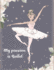 My Passion is Ballet: Blank Pages With Ballerina Icon for Writing Doodle Drawing 8.5 X 11 Non Color Interiors