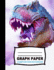 Graph Paper Composition Notebook: Beautiful Jurassic Age 8.5 X 11 Inch Quad Ruled 5 X 5 Square Grid Journal Four Squares Per Inch Graphing Paper, ...Students)-Roaring T Rexdinosaur Notebook