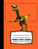 Primary Story Journal Composition Notebook: Beautiful Handwriting Write and Draw Jurassic Age Journal for Preschool, Kindergarten, 1st & 2nd Grades...Picture Space and Dashed Mid Line Grades