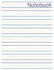 Notebook: (8.5" X 11") Notebook (150 Pages-College Ruled Notepad)