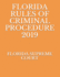 Florida Rules of Criminal Procedure 2019