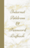 Internet Address & Password Logbook: Password Notebook With Alphabetical Tabs-Elegant White Marble With Gold Lettering