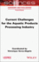 Current Challenges for the Aquatic Products Processing Industry (Hb 2024)