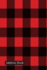 Address Book: Include Alphabetical Index With Lumberjack Plaid Seamless Pattern Cover