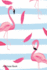 Address Book: for Contacts, Addresses, Phone Numbers, Email, Note, Alphabetical Index With Flamingo and Feathers With Stripes
