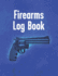 Firearms Log Book: Notebook to Record Your Personal Gun Inventory-Acquisition and Disposition Record Book-Unique Styled Black and Orange Design (Firearms Log Book-Faded Gun Blue Series)