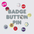 Badge/Button/Pin: Limited Edition Packaged With Six Free Badges