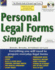 Personal Legal Forms Simplified: the Ultimate Guide to Personal Legal Forms [With Cdrom]