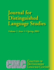 Journal for Distinguished Language Studies Volume 1 Issue 1