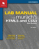 Lab Manual for Murach's Html5 and Css3