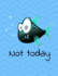 Not Today Fish Notebook 200 Pages Wide Ruled 8.5x11