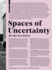 Spaces of Uncertainty-Berlin Revisited