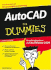 Auto Cad 2009 Fur Dummies (German Edition)