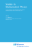 Studies in Mathematical Physics: Lectures Presented at the Nato Advanced Study Institute on Mathematical Physics Held in Istanbul, August, 1970