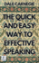 The Quick and Easy Way to Effective Speaking (Dale Carnegie)
