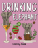 Drinking Elephant Coloring Book: Recipes Menu Coffee Cocktail Smoothie Frappe and Drinks