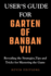 User's Guide for Garten of Banban VII