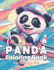 PANDA Coloring Book For Kids Age 4-8: 50 Shades of Pandas: A Coloring Book Featuring English Word