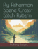 Fly Fisherman Scene Cross-Stitch Pattern