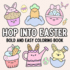 Hop Into Easter: Bold and Easy Coloring Book