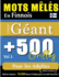 Mots Mls En Finnois Format Gant: 500 Grilles Pour Les Adultes - Vol.1 - Delta Classics - dition Gante - 10.000 Mots  Dbusquer, Le Dfi Ultime !
