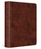 ESV Single Column Journaling Bible (Trutone, Chestnut, Leaves Design)