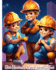 Cute Construction Crew Coloring Book: Construction Adventures, Construction Site Themed Coloring Pages For Kids, Boys