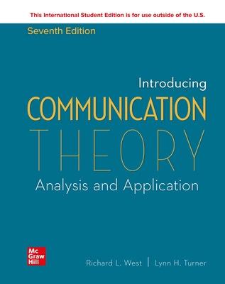 ISE Introducing Communication Theory: Analysis and Application - West, Richard, and Turner, Lynn
