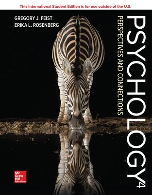 ISE Psychology: Perspectives and Connections - Feist, Gregory, and Rosenberg, Erika