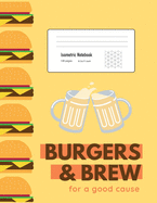 Isometric Notebook: Burger & Brew Lover Graph Paper Drawing Book Project Engineering Sketchbook Equilateral 0.28