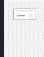 Isometric Notebook: Graph Paper Drawing Book Project Engineering Sketchbook Equilateral 0.28 Engineer Student Black Edition