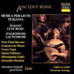 Italian Lute Music - Massimo Lonardi (lute); Paul Beier (lute)